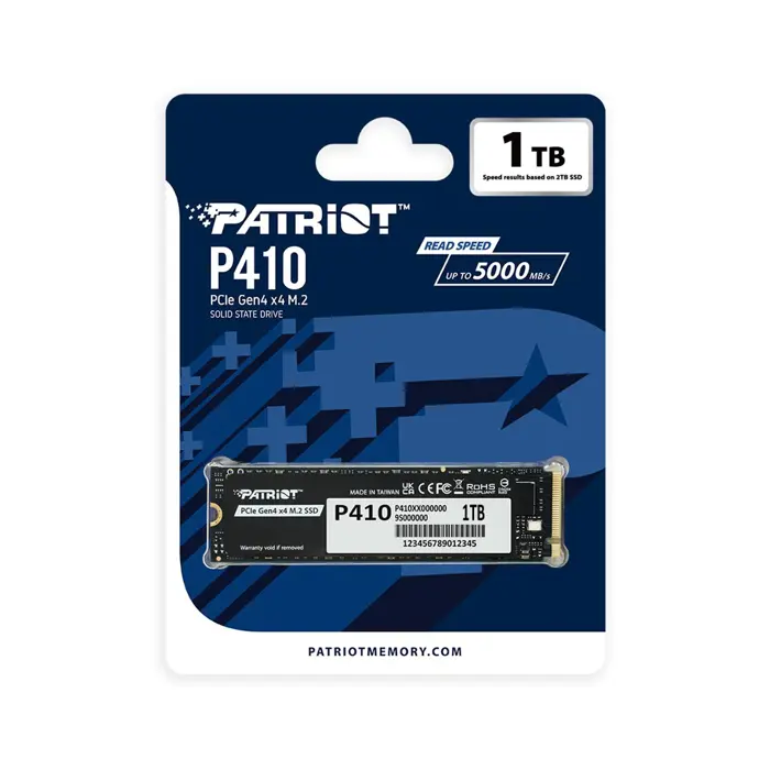 Patriot Viper P410 M.2 PCI-Ex4 NVMe 1.4 1TB 5GB/s