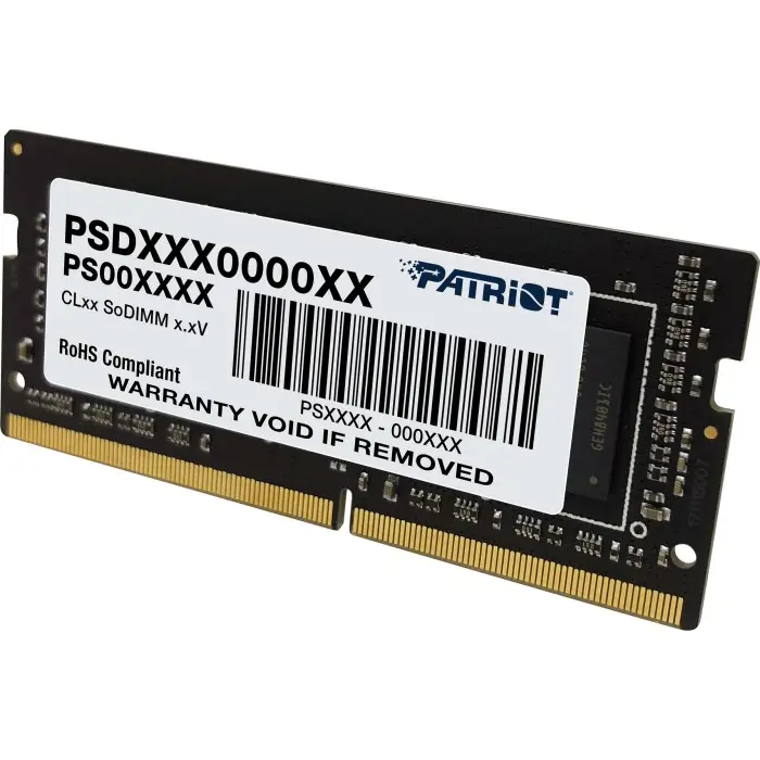 PatriotDDR4 - 16 GB -3200 - CL - 22 - Single - SR main memory (black, PSD416G320081S, Signature Line)