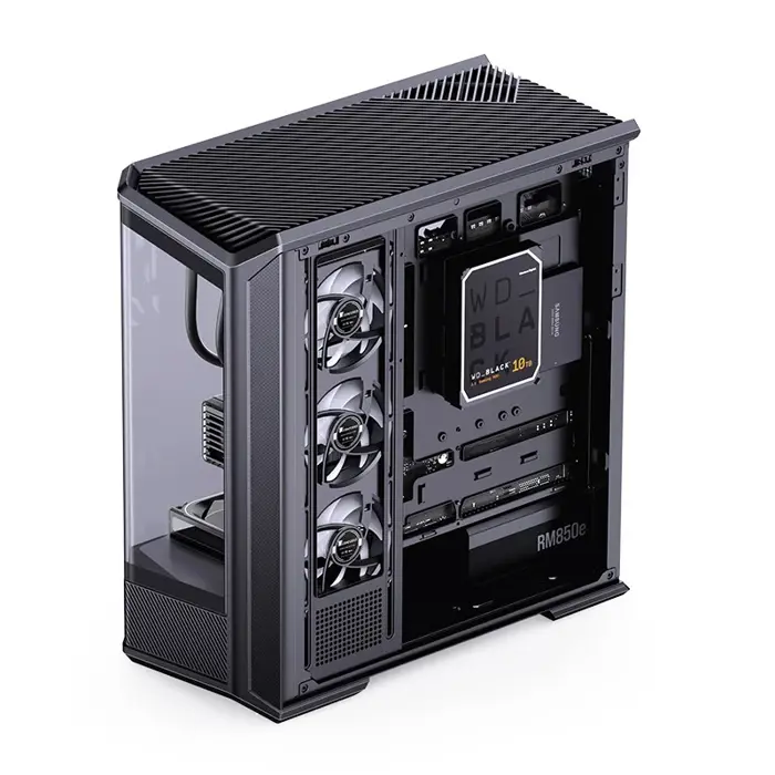 PC Case Jonsbo D400, Midi Tower, ATX, Glass