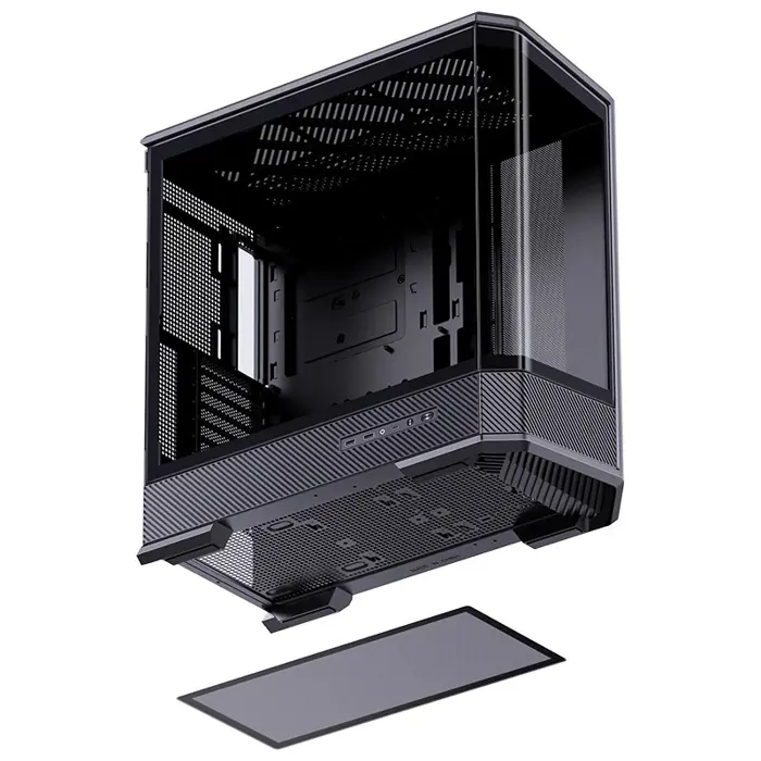 PC Case Jonsbo D400, Midi Tower, ATX, Glass