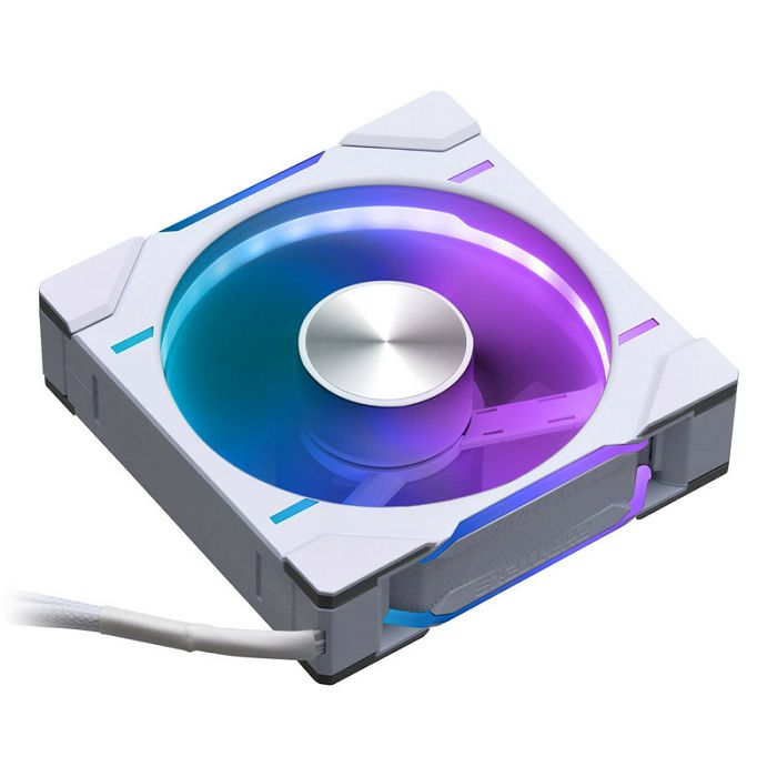 PHANTEKS D30 PWM Reverse Airflow D-RGB Fan - 120mm, White PH-F120D30R_DRGB_PWM_WT01