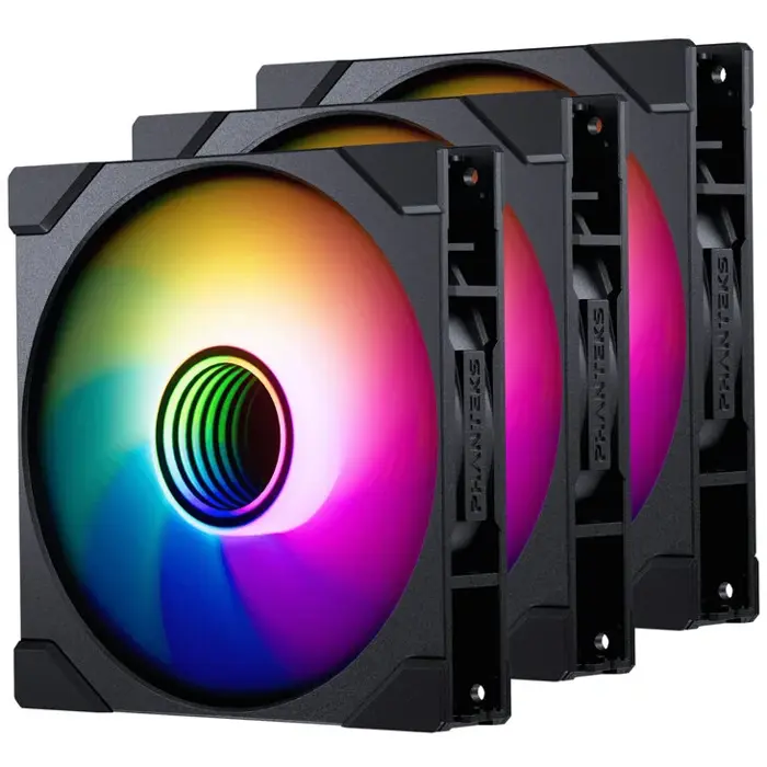 PHANTEKS M25 Gen2 PWM D-RGB Lüfter 3er-Pack - Reverse Blade, 140mm, black-PH-F140M25R_G2_DBK01_3P