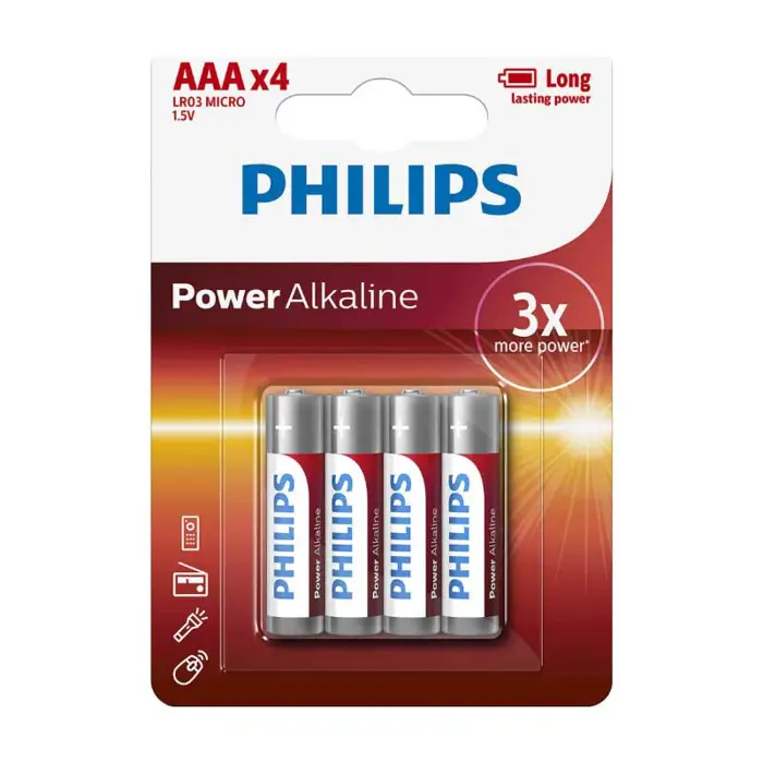 Philips baterije AAA, 4 komada