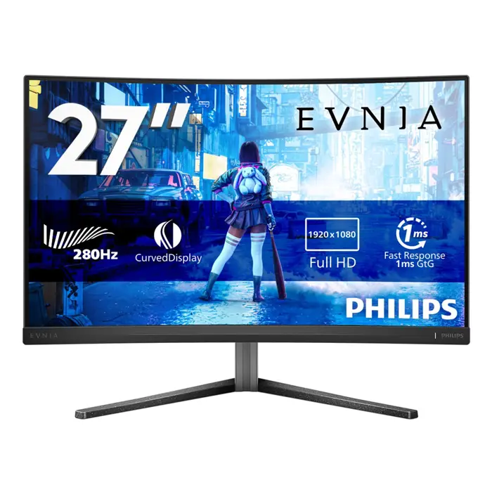 Philips Evnia 5000 27M2C5200W/00 computer monitor 68.6 cm (27") 1920 x 1080 pixels Full HD LCD Black