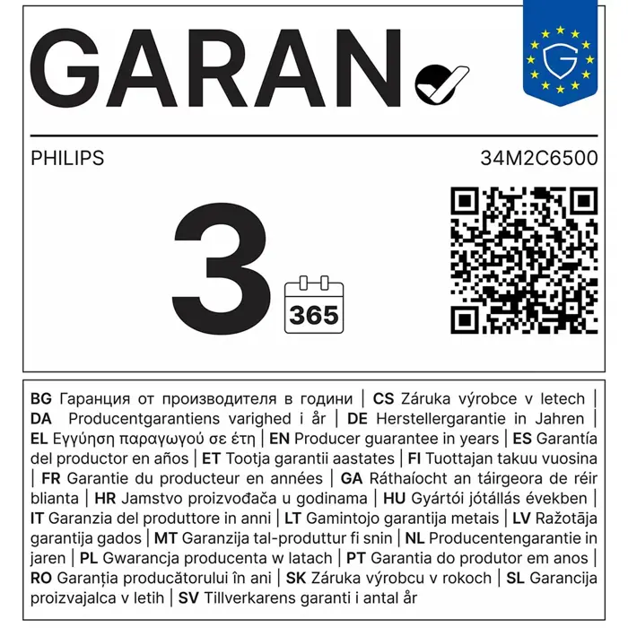Philips skarm - 34" - 3440x1440