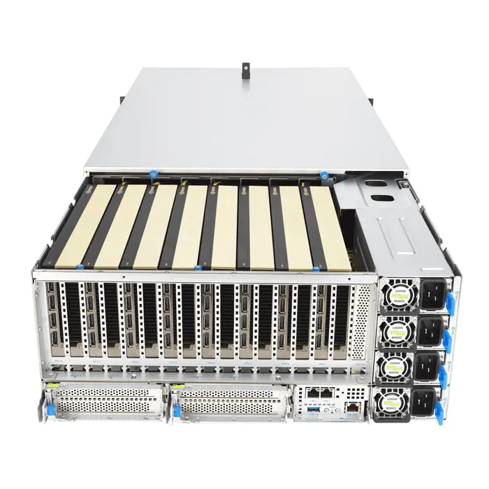 Platforma Asus Rack (1U) RS501A-E12-RS4 AMD Epyc 9005/9004 (4x NVMe/SATA HS, 2xM.2, 2x1Gbe, IPMI, 1+1 1600W )