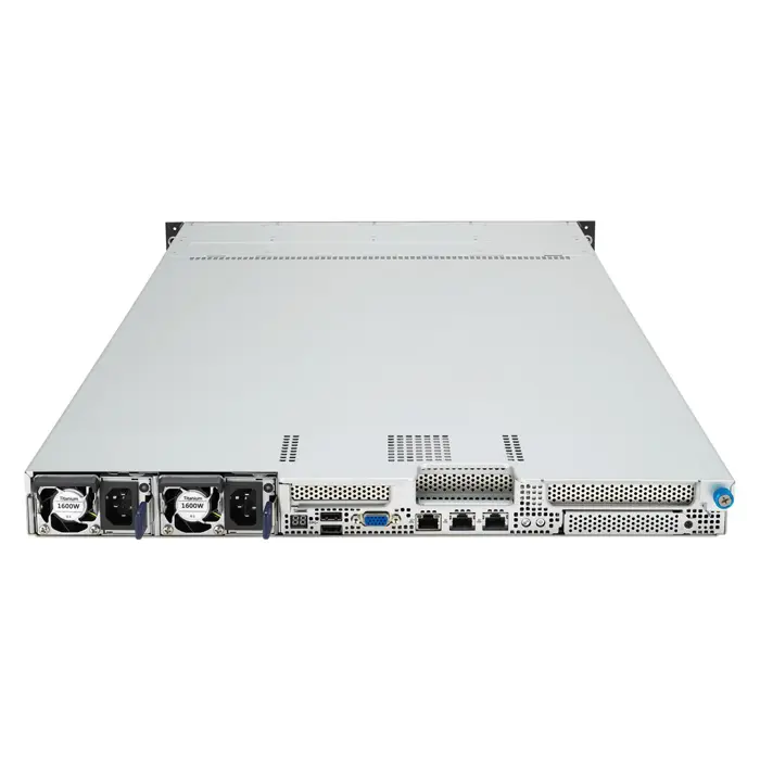 Platforma Asus Rack (1U) RS501A-E12-RS4 AMD Epyc 9005/9004 (4x NVMe/SATA HS, 2xM.2, 2x1Gbe, IPMI, 1+1 1600W )