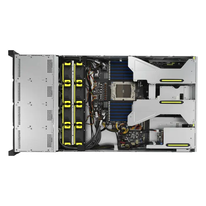Platforma Asus Rack (2U) RS521A-E12-RS12U AMD Epyc 9005/9004 (12x NVMe/SATA HS, 2xM.2, 2x1Gbe, IPMI, 1+1 1600W)