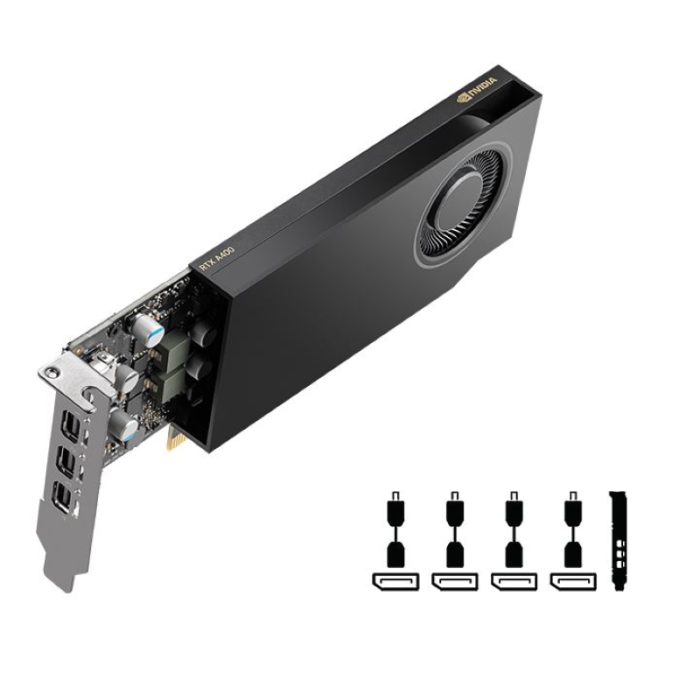 PNY RTX A400 4GB GDDR6 PCI-E 4.0 graphics card