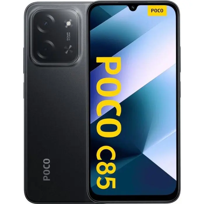 POCO C85 pametni telefon 6/128GB, črn