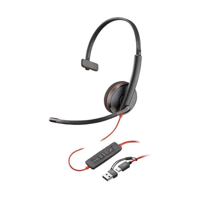Poly Blackwire 3220 Stereo USB-C Black