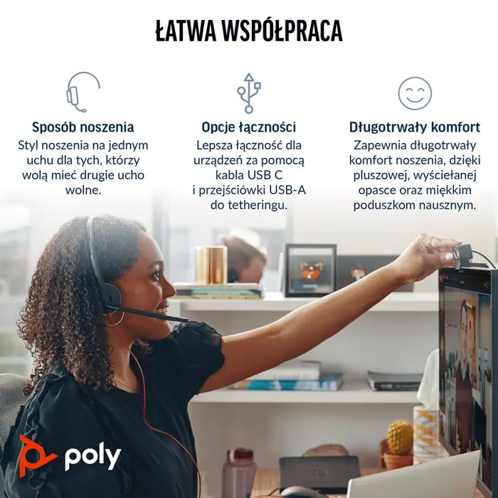 Poly Blackwire 3310 - headset