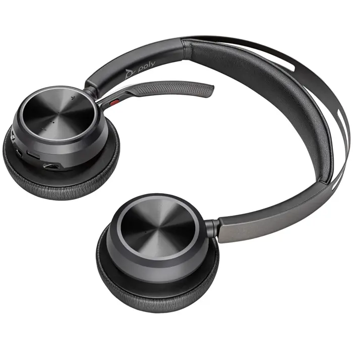 POLY Voyager Focus 2 USB-C-C Headset +USB-C/A Adapter +Charging Stand