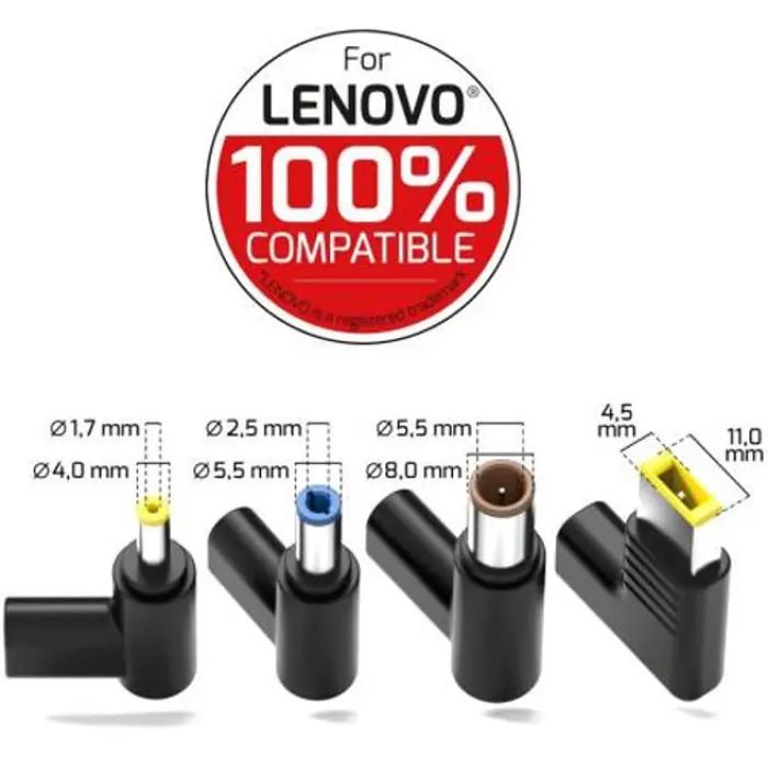 Port punjač 100W GaN2 USB-C za HP NB, 4 nastavka