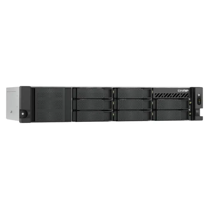 QNAP NAS for 8 disks, 8GB RAM, 2.5Gb network, rack 2U