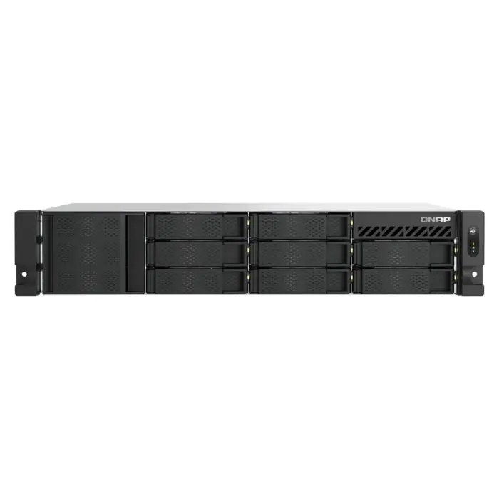 QNAP NAS for 8 disks, 8GB RAM, 2.5Gb network, rack 2U
