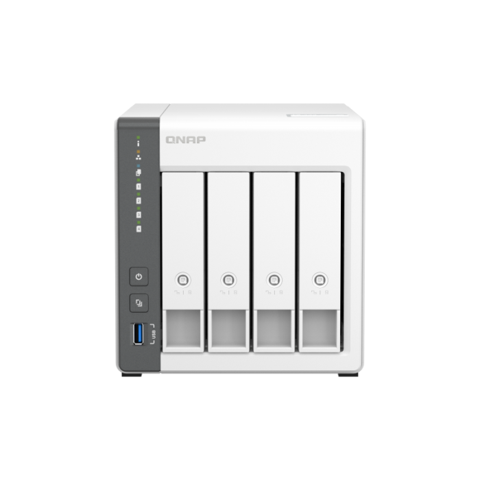 QNAP NAS server for 4 disks, 4GB ram, 2.5Gb network