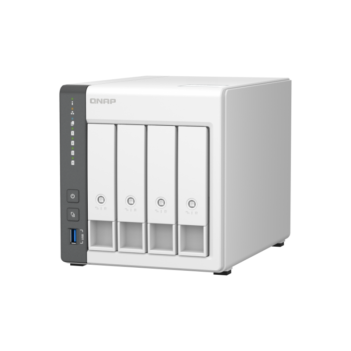 QNAP NAS server for 4 disks, 4GB ram, 2.5Gb network