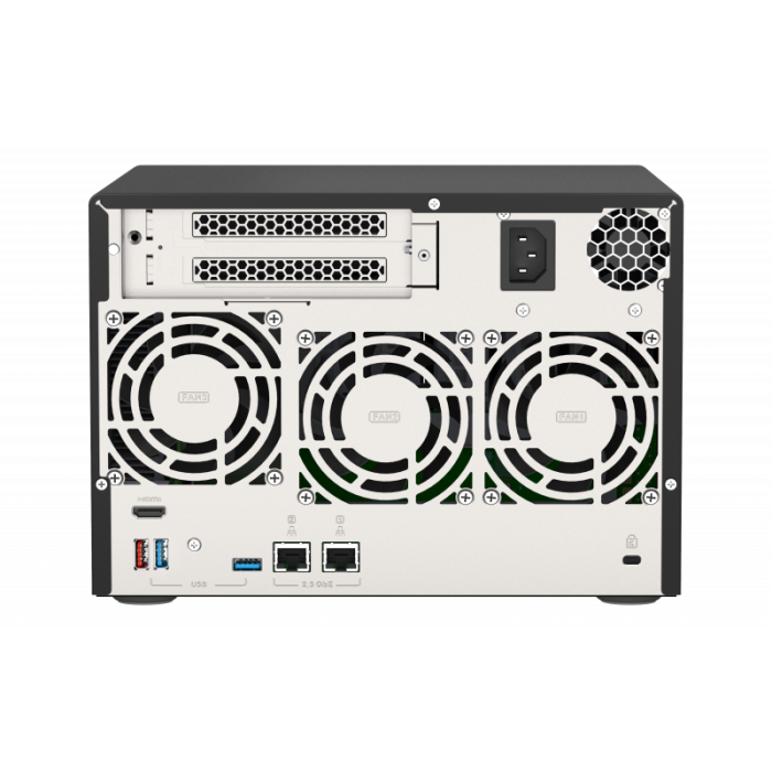 QNAP NAS server for 6 disks, 8GB RAM, 2.5GB network