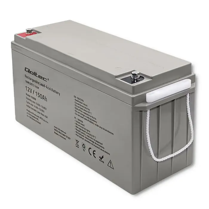 Qoltec 53068 AGM battery | 12V | 150Ah | max. 2250A