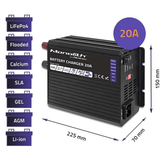 Qoltec Inteligentna ladowarka Monolith