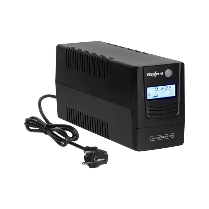 Rebel Nanopower Plus 850 UPS | Off-line | Sinusoida| 850VA | 480W | LCD | USB