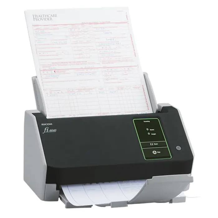 Ricoh fi-8040 ADF + Manual feed scanner 600 x 600 DPI A4 Black, Grey