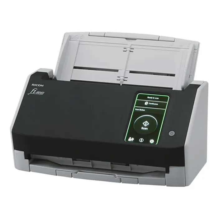 Ricoh fi-8040 ADF + Manual feed scanner 600 x 600 DPI A4 Black, Grey