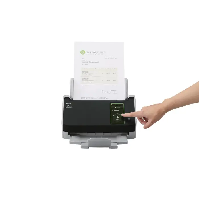 Ricoh fi-8040 ADF + Manual feed scanner 600 x 600 DPI A4 Black, Grey