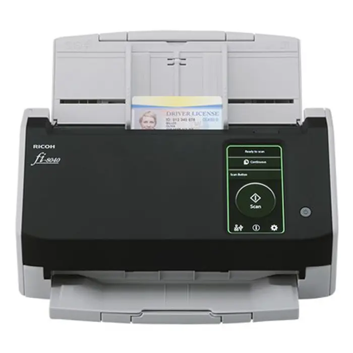 Ricoh fi-8040 ADF + Manual feed scanner 600 x 600 DPI A4 Black, Grey