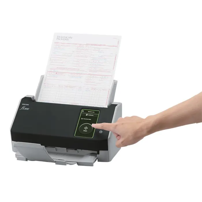 Ricoh fi-8040 ADF + Manual feed scanner 600 x 600 DPI A4 Black, Grey