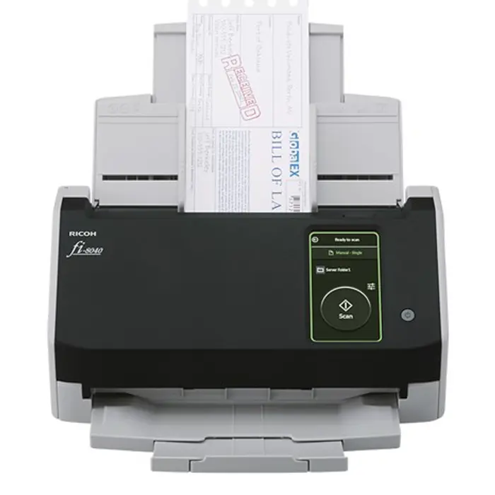 Ricoh fi-8040 ADF + Manual feed scanner 600 x 600 DPI A4 Black, Grey