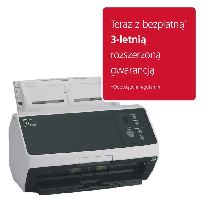 Ricoh FI-8150 ADF + Manual feed scanner 600 x 600 DPI A4 Black, Grey