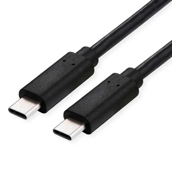 Roline USB4 Gen3x2 kabel TIP C-C M/M, Emark, 100W, 2.0m, crni