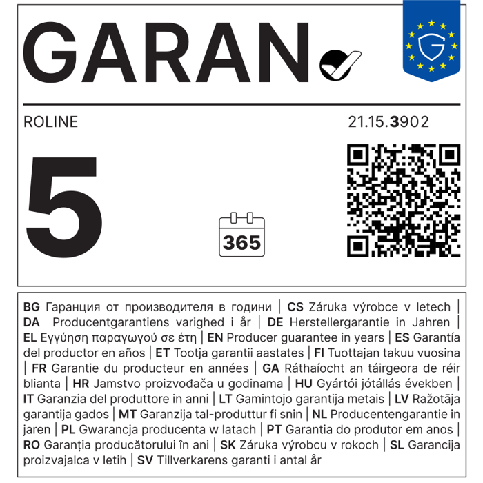 Roline UTP Data Center Patch kabel, Cat.6A (Class EA), LSOH, Slim, 0.5m, sivi