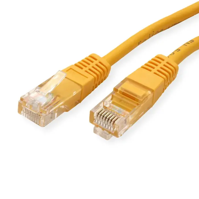 Roline UTP mrežni kabel Cat.5e, 1.0m, žuti