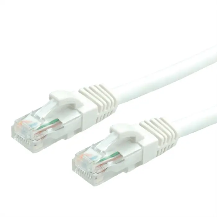 Roline VALUE UTP mrežni kabel Cat.6/Class E, halogen-free, 1.0m, bijeli