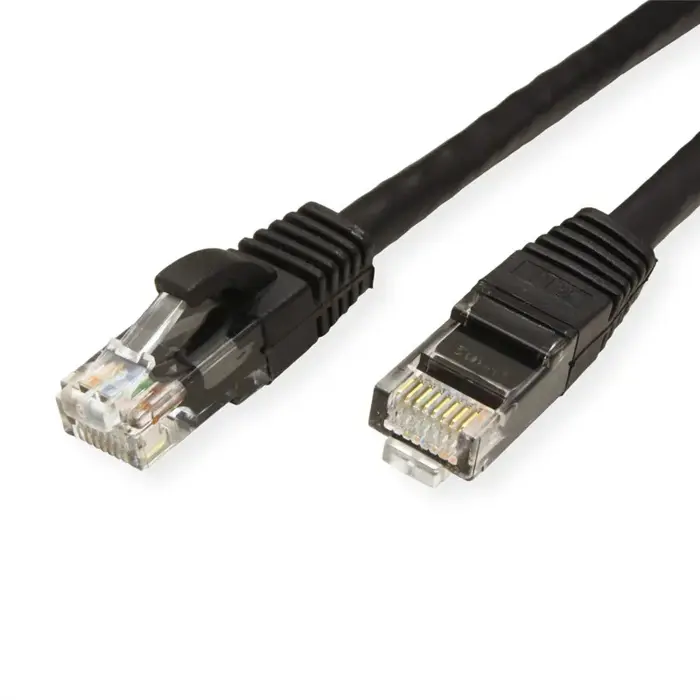 Roline VALUE UTP Patch kabel Cat.6A (Class EA), 3 m, crni
