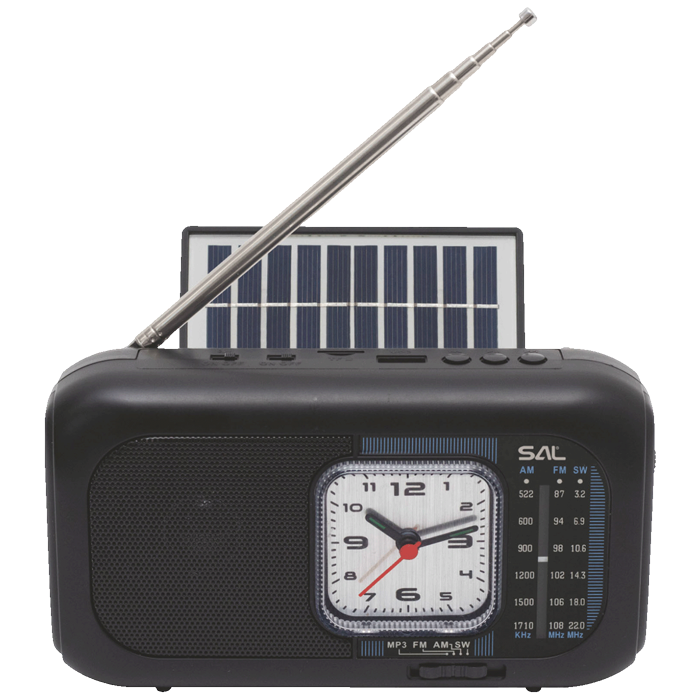 SAL Radio prijemnik sa solarnim napajanjem, FM-AM-SW, Bluetooth - RPH3