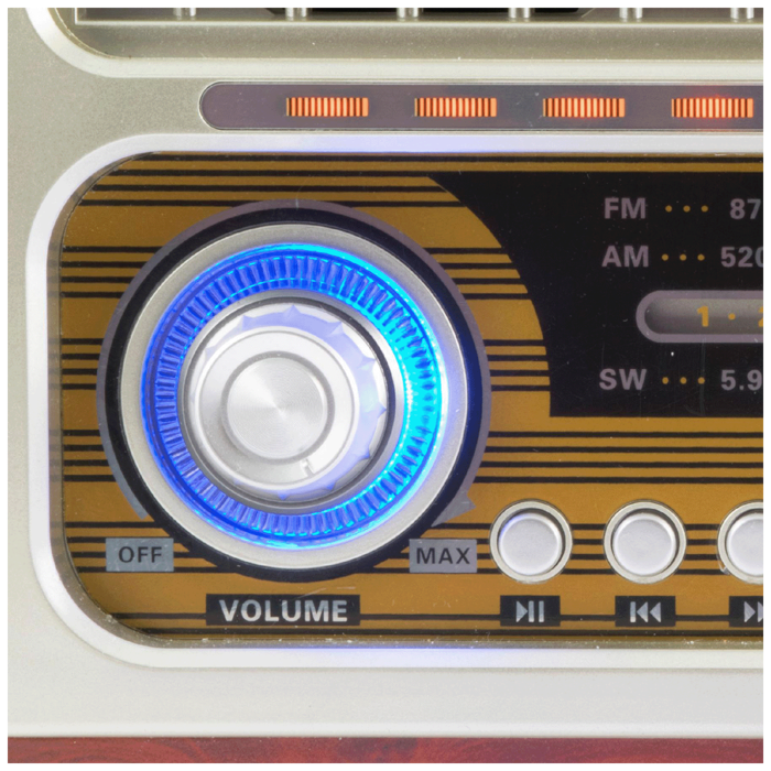 SAL Retro radio + BT bežični zvučnik, 4in1, FM, MP3, AUX - RRT3
