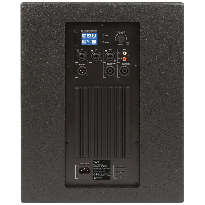 SAL Zvučna kutija, aktivna, bass/satelit, 800W, Bluetooth - PAS12W243S