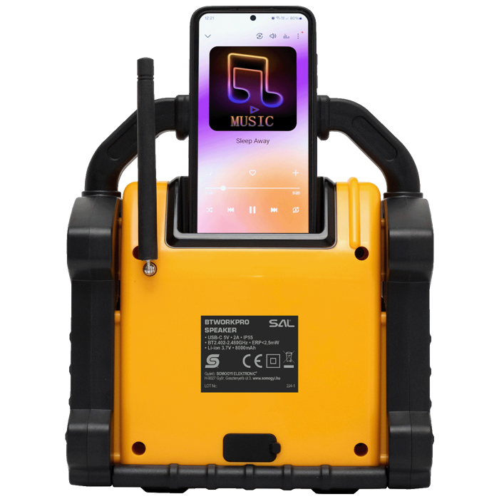 SAL Zvučnik bežični, Bluetooth, Power Bank, FM, 10W - BTWORKPRO