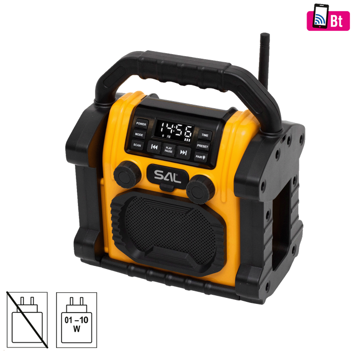 SAL Zvučnik bežični, Bluetooth, Power Bank, FM, 10W - BTWORKPRO