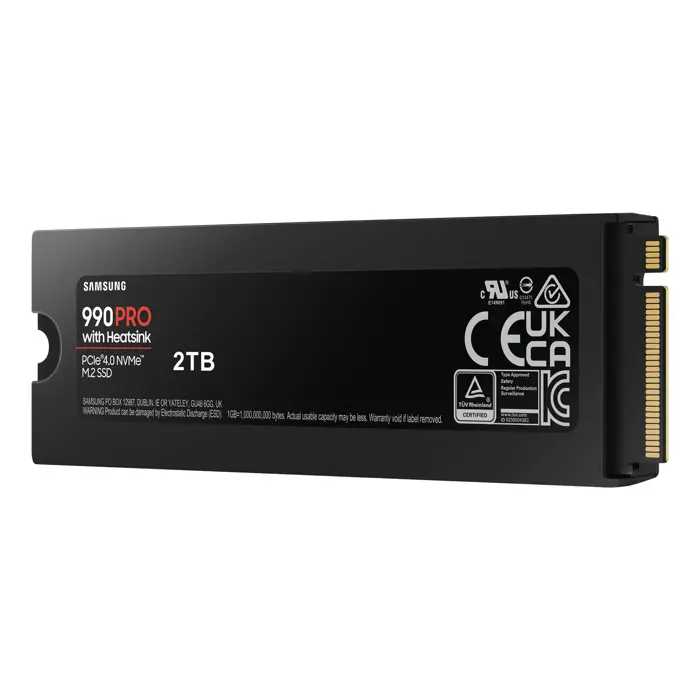 Samsung 990 PRO 2 TB M.2 PCI Express 4.0 NVMe V-NAND MLC