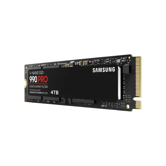 Samsung 990 Pro 4TB NVMe PCIe 4.0 M.2 SSD, R/W: 7450/6900 MB/s (MZ-V9P4T0BW)