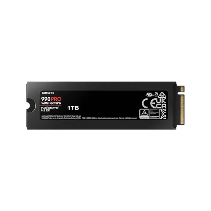 Samsung 990 PRO HeatSink SSD 1TB M.2 80mm PCI-e 4.0 x4 NVMe, V-NAND,