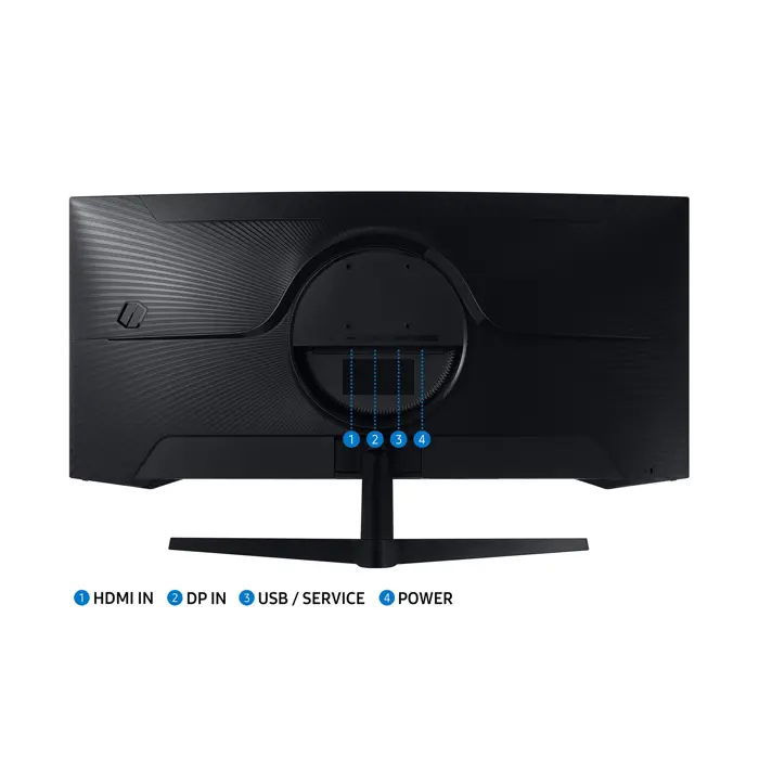 Samsung G55T computer monitor 86.4 cm (34") 3440 x 1440 pixels UltraWide Quad HD LED Black