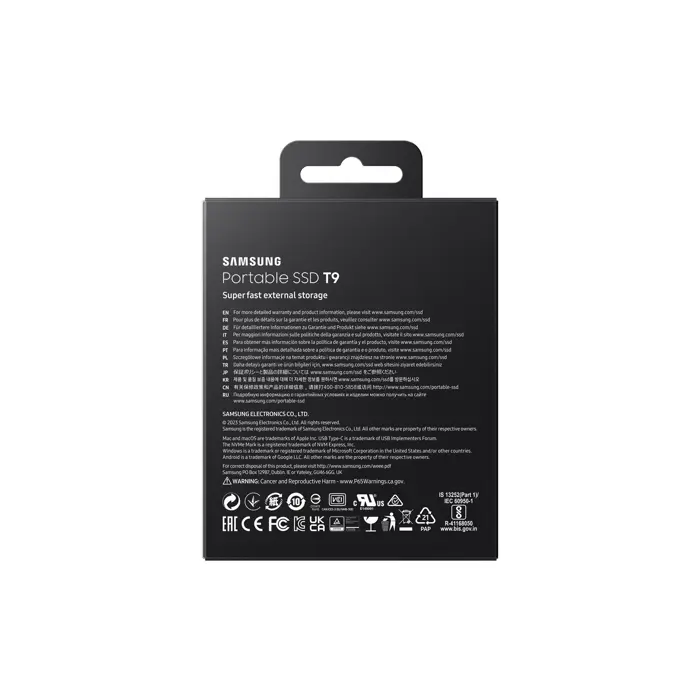 Samsung MU-PG1T0B 1 TB USB Type-C 3.2 Gen 2 (3.1 Gen 2) Black