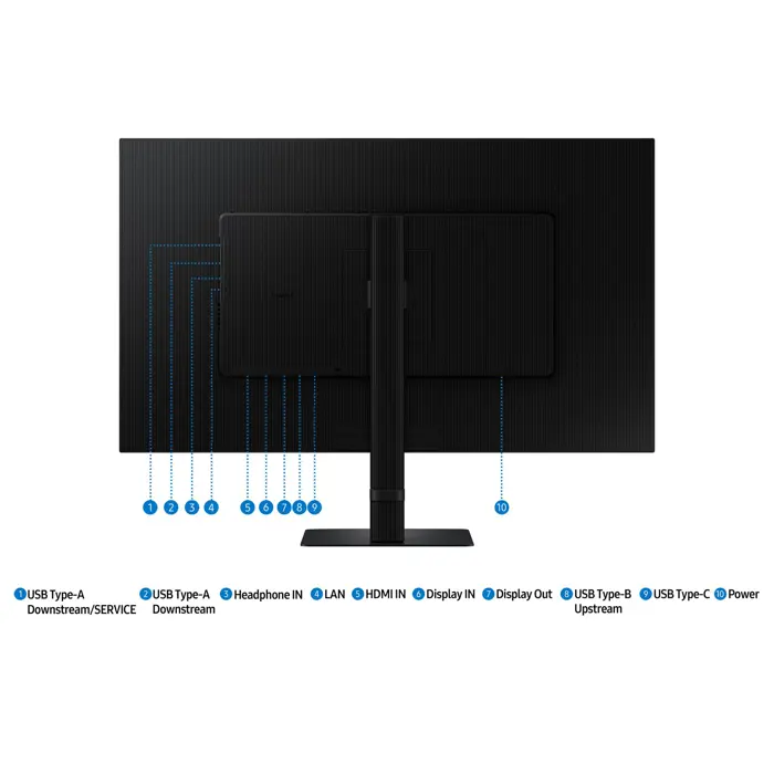 Samsung S60UD computer monitor 81.3 cm (32") 2560 x 1440 pixels Quad HD LCD Black