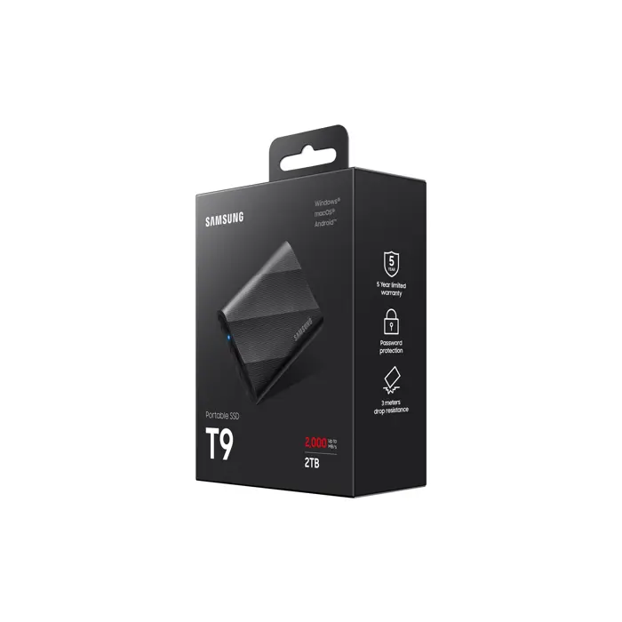 Samsung T9 MU-PG2T0B - SSD - 2 TB - US